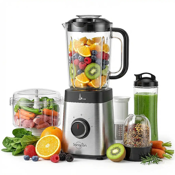 Sangcon Blenders and Food Processor Combo for Kitchen