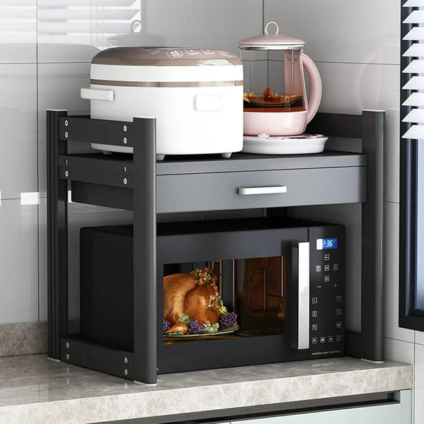 Space Aluminum Microwave Oven Racks,Carbon